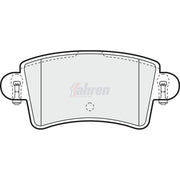 Fahren Rear Brake Pad Set fits Nissan Interstar 2002-2006