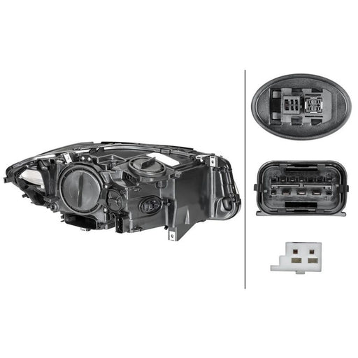 Hella Headlight Headlamp D1S/H7 Left 1ZS 010 131-611