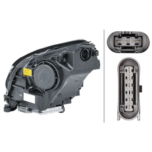 Hella Headlight Headlamp D2S/H7 Right 1ZL 263 037-321