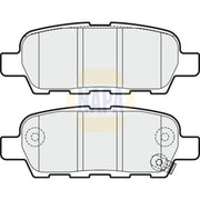 NAPA Rear Brake Pad Set NBP1600