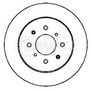 Borg & Beck 2 x Solid Rear Brake Discs BBD4398-x2