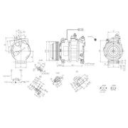 Hella Air Conditioning Compressor 8FK 366 200-141