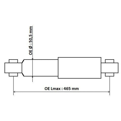 KYB Shock Absorber Damper Strut Rear 345700