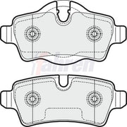 Fahren Rear Brake Pad Set FBP3240