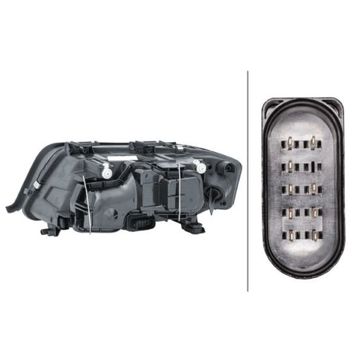 Hella Headlight Headlamp H7/H7 Right 1EL 008 472-021