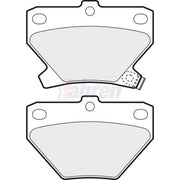 Fahren Rear Brake Pad Set FBP3321