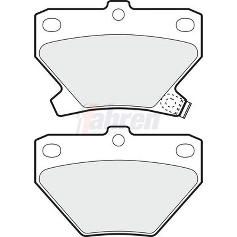 Fahren Rear Brake Pad Set FBP3321