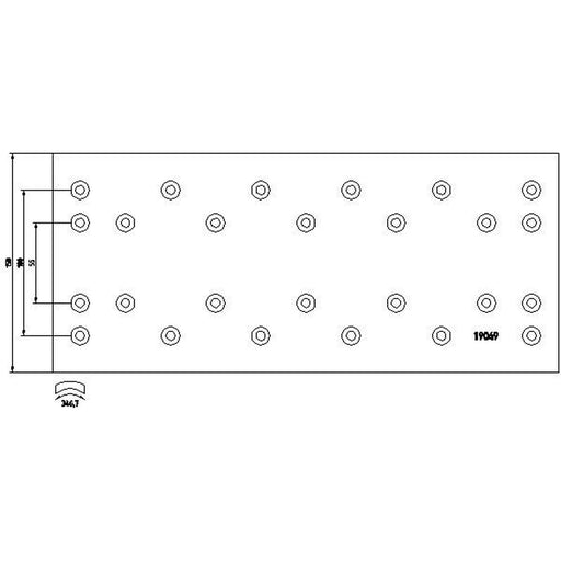 Textar Textar Cv Brake Lining Set 1904902