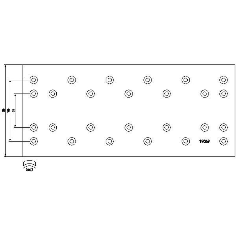Textar Textar Cv Brake Lining Set 1904902