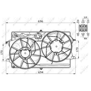 NRF Engine Cooling Fan 47453