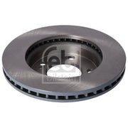 Febi 2 x Internally Vented Front Brake Discs 170607-x2