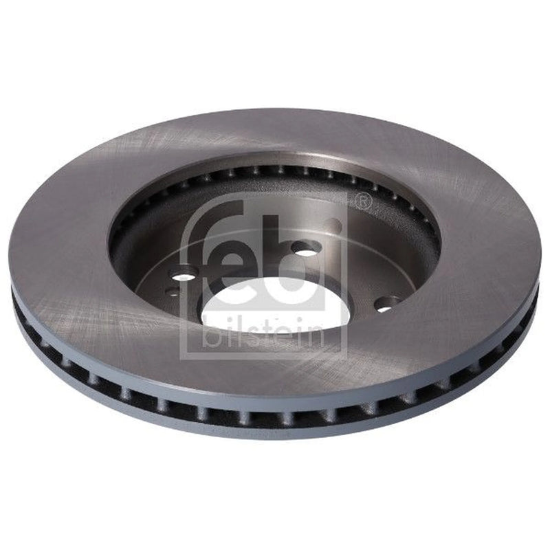 Febi 2 x Internally Vented Front Brake Discs 170607-x2