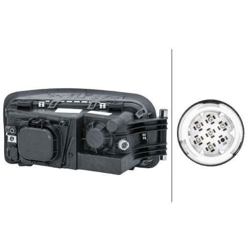 Hella Headlight Headlamp H7/H7 Left 1EH 354 984-031