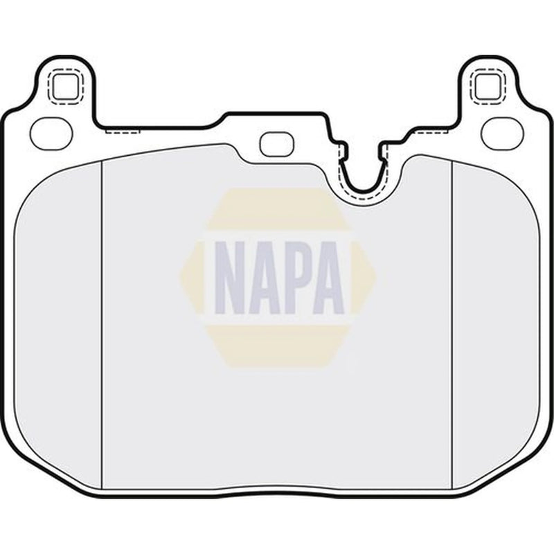 NAPA Front Brake Pad Set NBP1667
