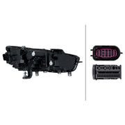 Hella Headlight Headlamp LED Left 1LX 016 810-571