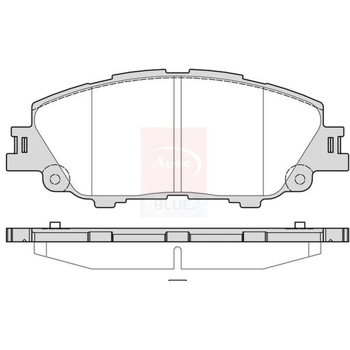 Apec Front Brake Pad Set PD4030