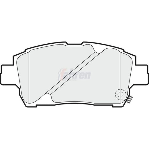 Fahren Front Brake Pad Set FBP3301