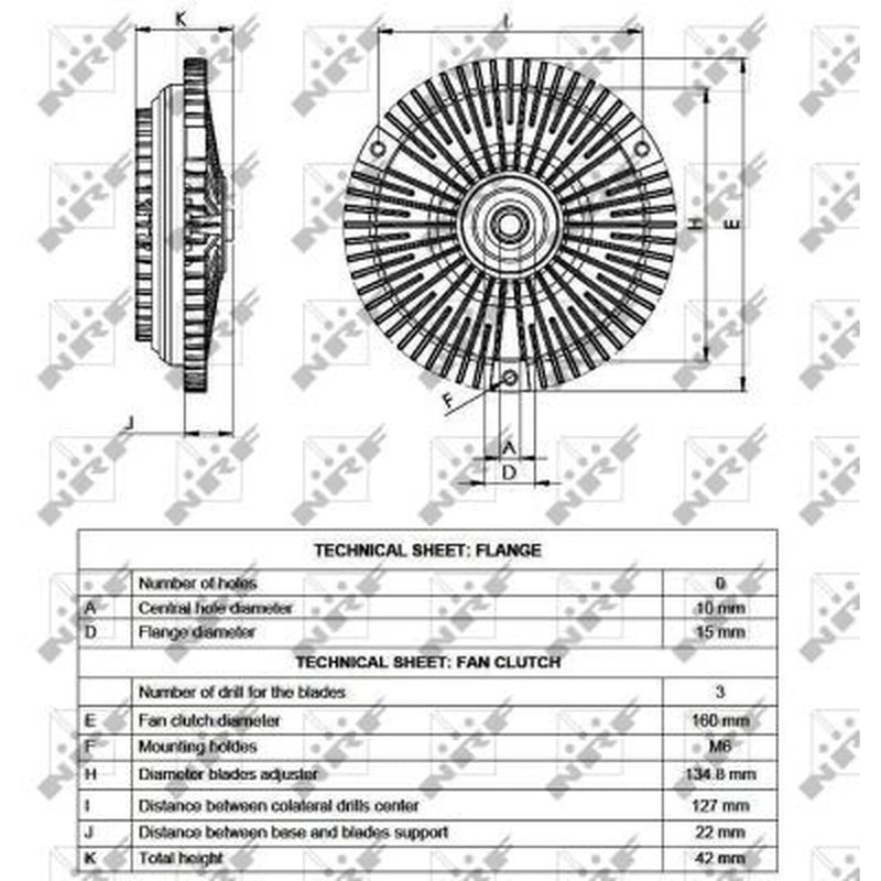 NRF Radiator Fan Clutch 49530