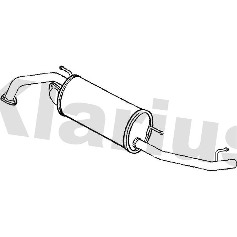 Klarius Box With Tail Pipe Rear HA367J