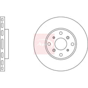 Apec 2 x Vented Front Brake Discs DSK2027-x2