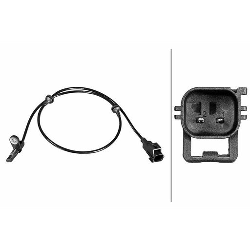 Hella ABS Wheel Speed Sensor Front 6PU 358 216-381