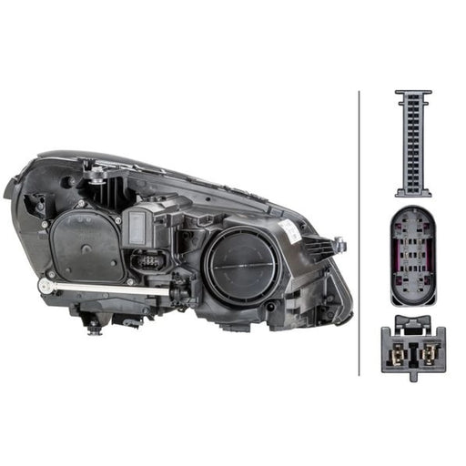 Hella Headlight Headlamp H7 Left 1EX 011 066-611