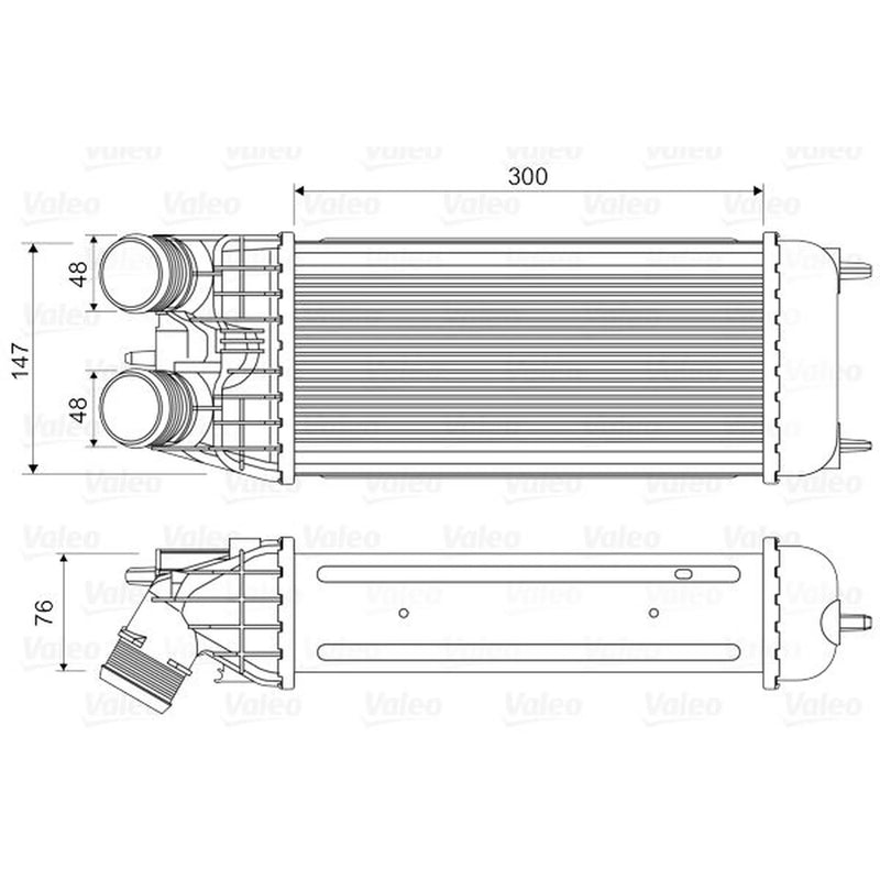 Valeo Intercooler (Charge Air Cooler) 818547