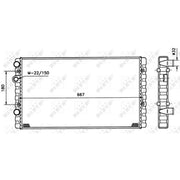 NRF Engine Radiator 509521