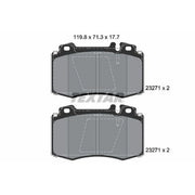 Textar Front Brake Pad Set 2327102