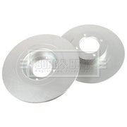Borg & Beck 2 x Solid Front Brake Discs BBD6366-x2