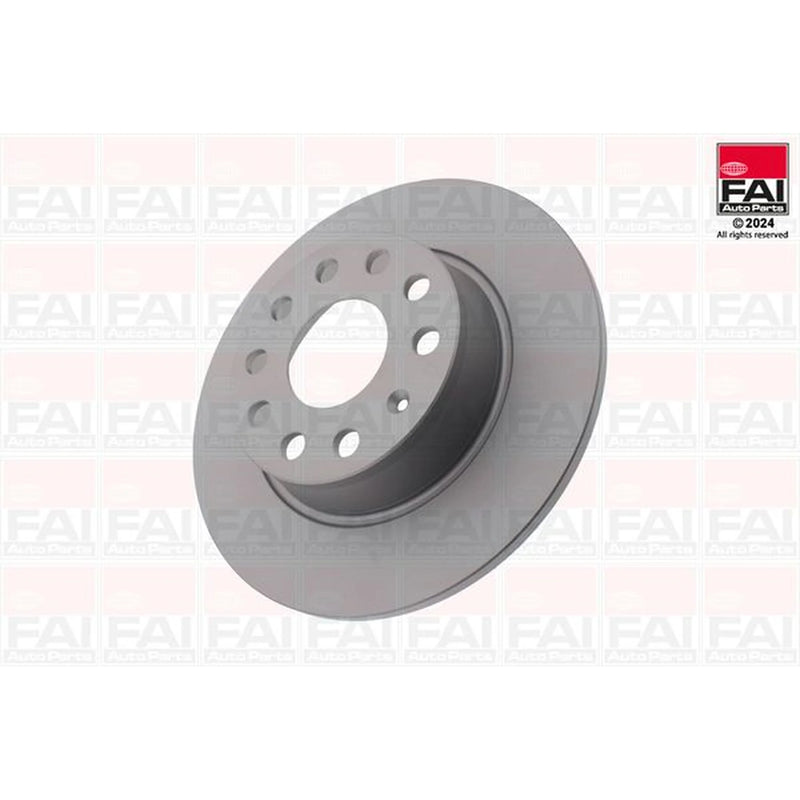 FAI 2 x Solid Rear Brake Discs BD109-x2