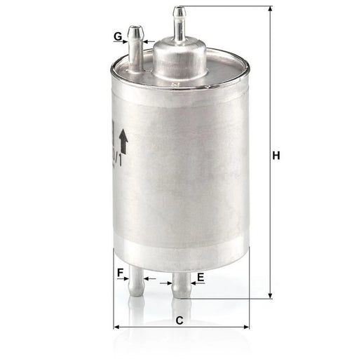 MANN-FILTER Fuel Filter Element WK 720/1