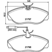 DON Front Brake Pad Set PCP1660