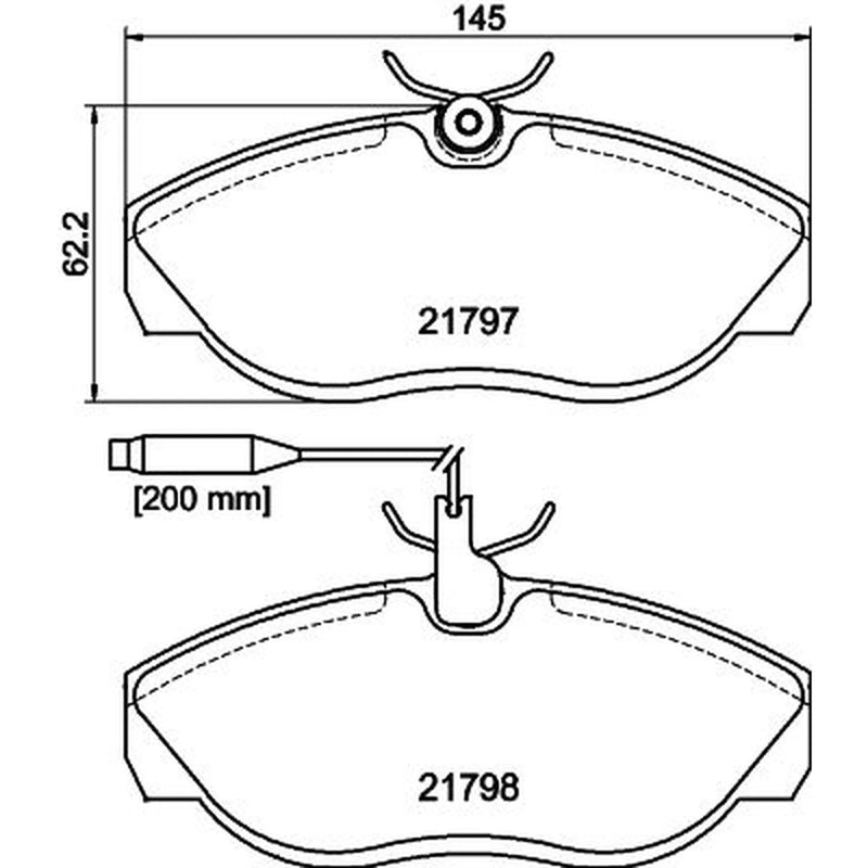 DON Front Brake Pad Set PCP1660