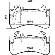 Mintex Front Brake Pad Set MDB4358