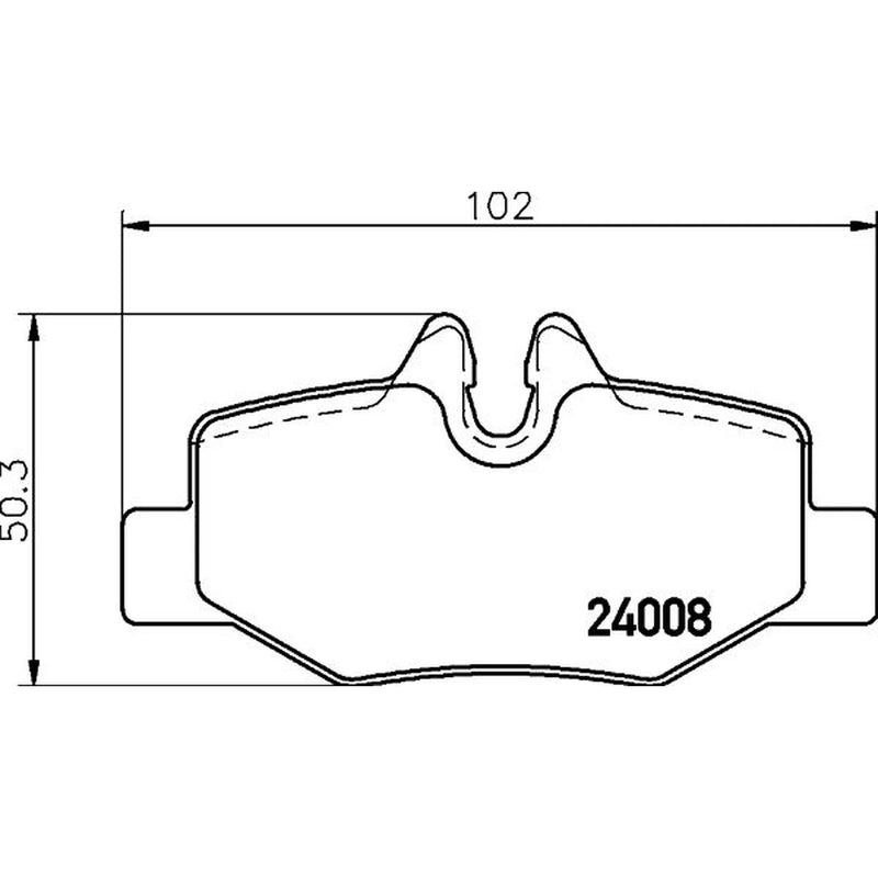 Mintex Rear Brake Pad Set MDB2679