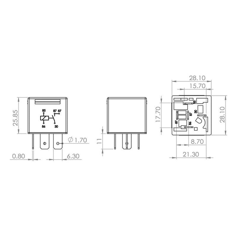 Bosch Main Power Relay 0 986 AH0 251