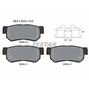 Textar Rear Brake Pad Set 2354301