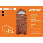 Vango Stellar Junior Sleeping Bag Dragons Fire - Vango - Van Life Living