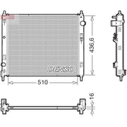 Denso Engine Radiator fits Nissan Juke 2010-2019 1.5