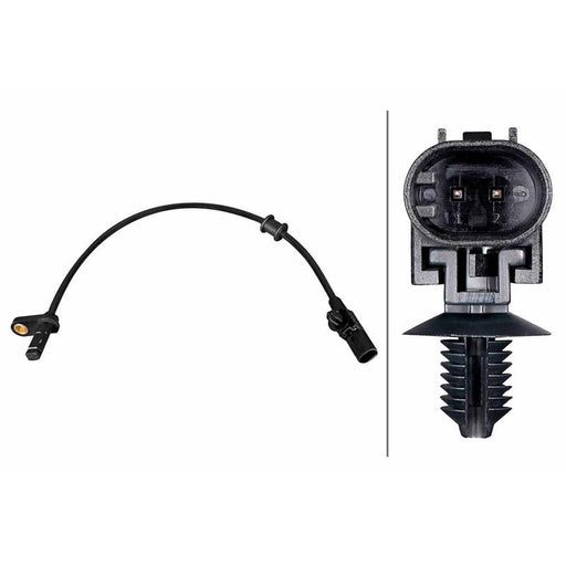 Hella ABS Wheel Speed Sensor Front 6PU 358 216-491