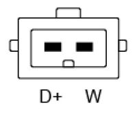Bosch Car Alternator 12V 0986038390