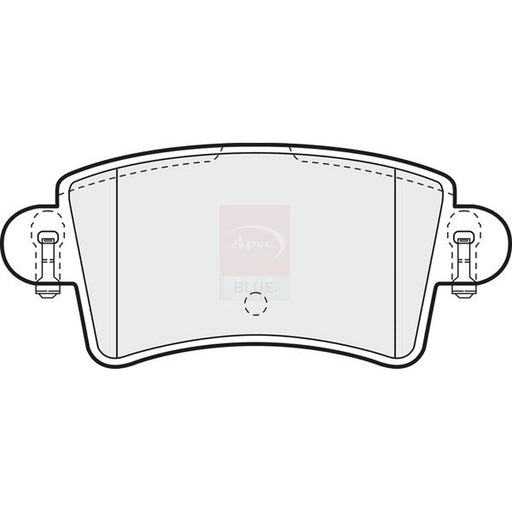 Apec Rear Brake Pad Set PD3057