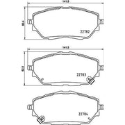 DON Front Brake Pad Set PCP1767