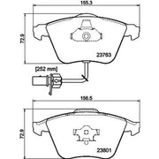 Mintex Front Brake Pad Set MDB2648