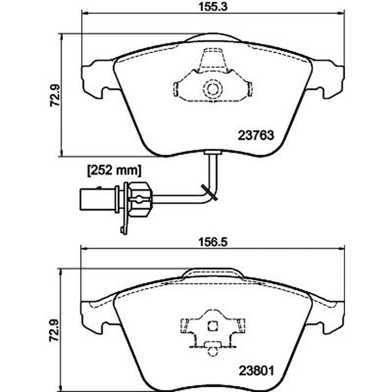 Mintex Front Brake Pad Set MDB2648