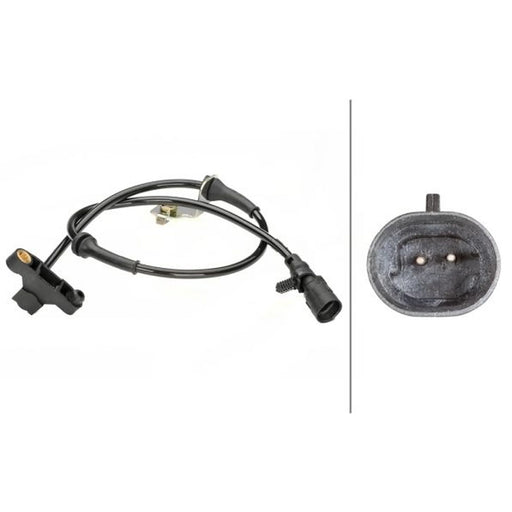 Hella ABS Wheel Speed Sensor Front 6PU 230 040-251