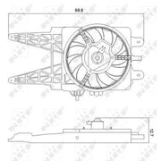NRF Engine Cooling Fan 47248