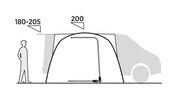 Easy Camp Reine Driveaway Awning Grey - Easy Camp - Van Life Living