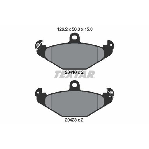Textar Rear Brake Pad Set 2041001